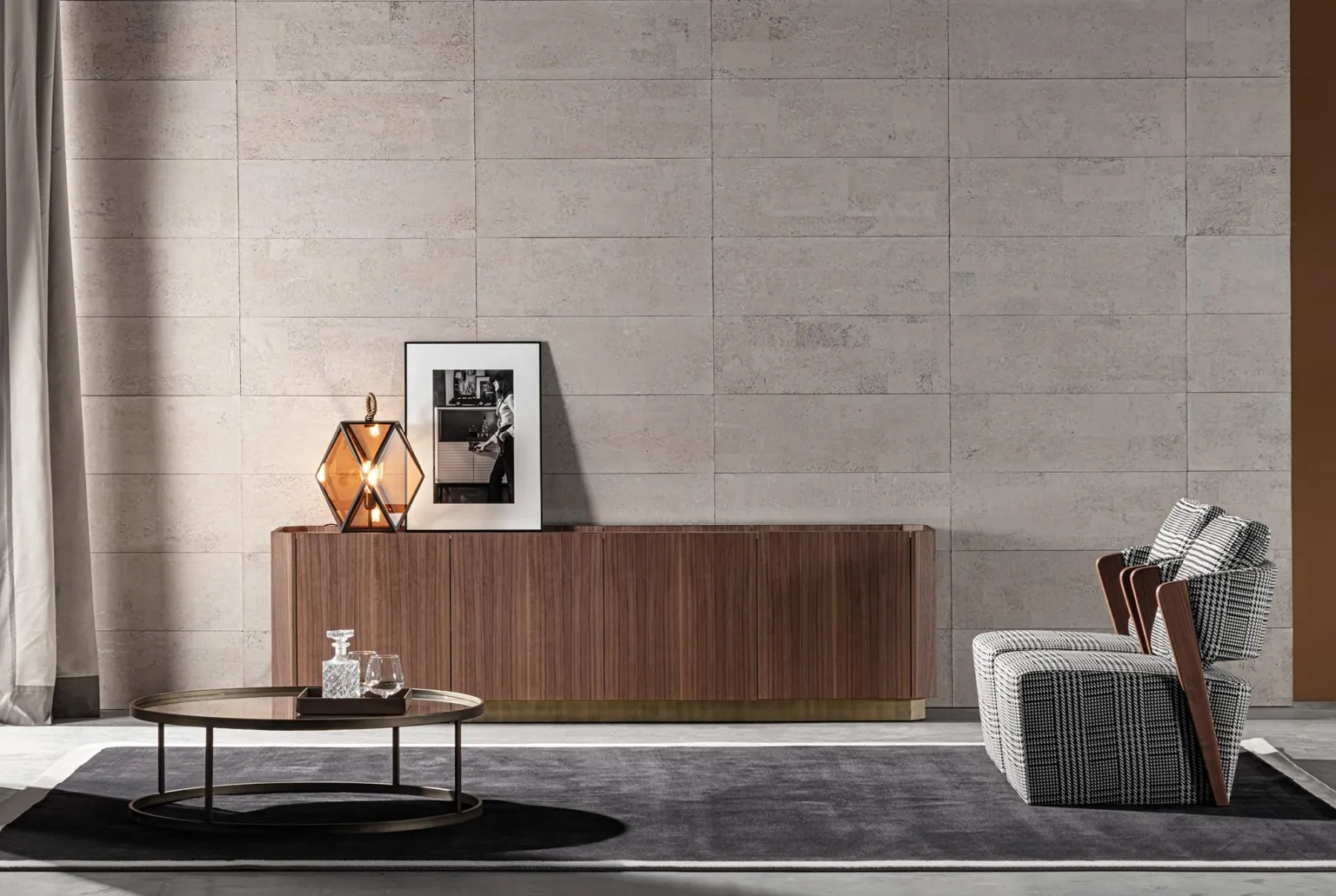 Meroni & Colzani Lingotto, sideboard, night table